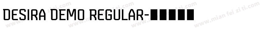 Desira DEMO Regular字体转换